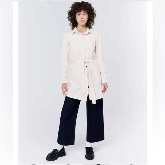 Unpublished JONIE Convertible Utility Dress Jacket in Bone Size Small NWOT - Picture 16 of 16